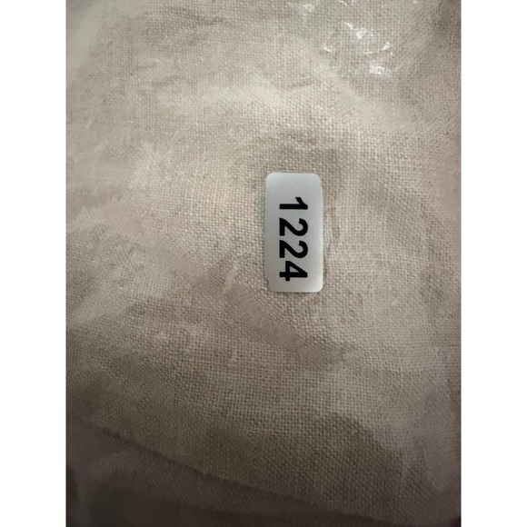 J Jill Love Linen Pants L Beige Elastic Waist Pull On Crop Ankle 100% Linen - Picture 12 of 12